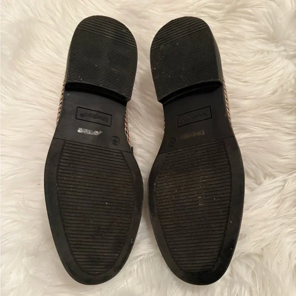 Bamboo Houndstooth Loafers - Brown/Black/Cream, Size 8 - Picture 5 of 6